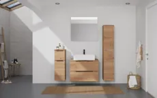 Atlas Ensemble sous vasque avec miroir et colonnes 0