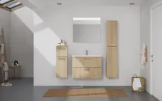 Atlas Ensemble sous vasque avec miroir et colonnes 0