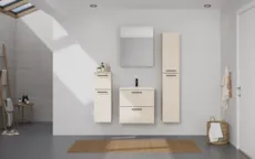 Atlas Ensemble sous vasque avec miroir et colonnes 0