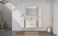 Atlas Ensemble sous vasque avec miroir et colonnes 0