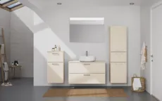 Atlas Ensemble sous vasque avec miroir et colonnes 0