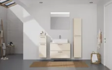 Atlas Ensemble sous vasque avec miroir et colonnes 0