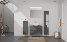 Atlas Ensemble sous vasque avec miroir et colonnes 0
