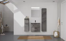 Atlas Ensemble sous vasque avec miroir et colonnes 0