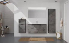 Atlas Ensemble sous vasque avec miroir et colonnes 0