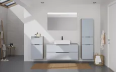 Atlas Ensemble sous vasque avec miroir et colonnes 0
