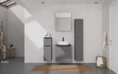 Atlas Ensemble sous vasque avec miroir et colonnes 0