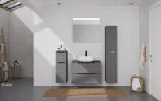 Atlas Ensemble sous vasque avec miroir et colonnes 0
