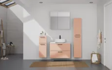 Atlas Ensemble sous vasque avec miroir et colonnes 0