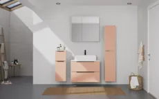 Atlas Ensemble sous vasque avec miroir et colonnes 0