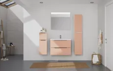 Atlas Ensemble sous vasque avec miroir et colonnes 0