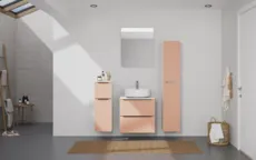 Atlas Ensemble sous vasque avec miroir et colonnes 0