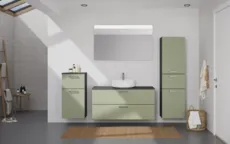 Atlas Ensemble sous vasque avec miroir et colonnes 0