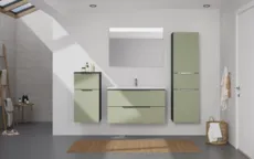 Atlas Ensemble sous vasque avec miroir et colonnes 0