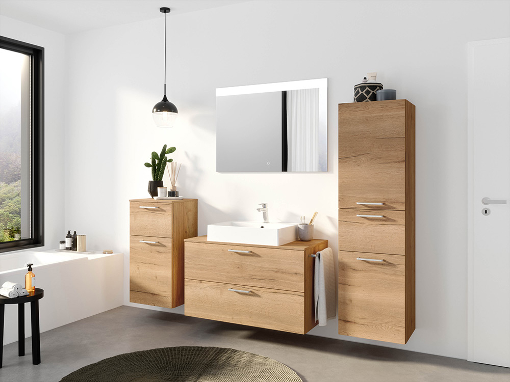 Ein luxuriöses Badezimmer-Set